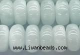 CMS2138 15 inches 6*10mm rondelle blue moonstone beads