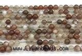 CMS2272 15 inches 4mm round rainbow moonstone gemstone beads