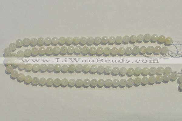 CMS251 15.5 inches 8mm round natural moonstone gemstone beads