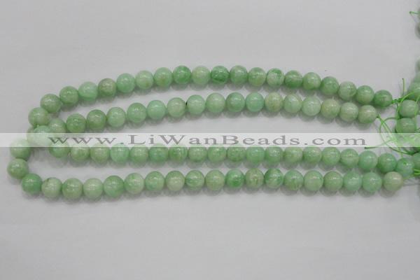 CMS404 15.5 inches 10mm round green moonstone beads wholesale