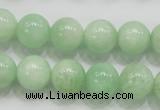 CMS405 15.5 inches 12mm round green moonstone beads wholesale