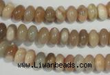 CMS518 15.5 inches 4*8mm rondelle moonstone beads wholesale