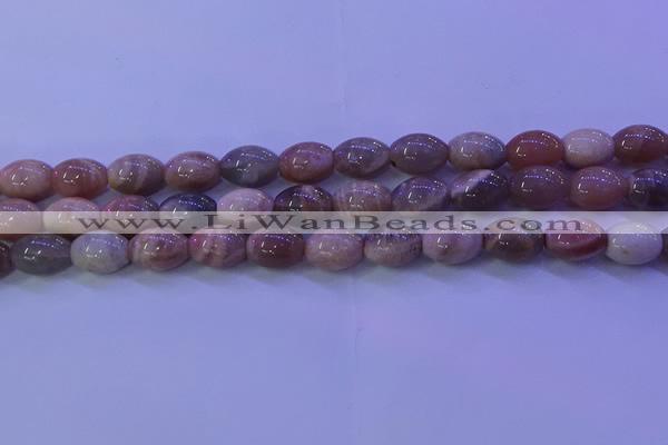 CMS581 15.5 inches 10*14mm rice moonstone gemstone beads