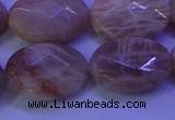 CMS587 15.5 inches 15*20mm faceted oval moonstone gemstone beads