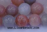 CMS624 15.5 inches 12mm round rainbow moonstone beads wholesale