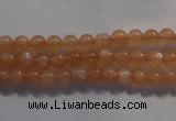 CMS731 15.5 inches 6mm round A grade natural peach moonstone beads