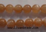 CMS733 15.5 inches 10mm round A grade natural peach moonstone beads