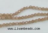 CMS81 15.5 inches 4mm faceted round moonstone gemstone beads