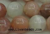 CMS895 15.5 inches 14mm round moonstone gemstone beads wholesale