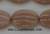 CMS964 15.5 inches 13*18mm oval A grade moonstone beads