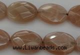 CMS967 15.5 inches 12*16mm faceted oval A grade moonstone beads