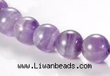 CNA03 10mm round AB grade natural amethyst quartz bead Wholesale