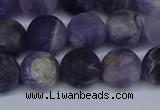 CNA1063 15.5 inches 10mm round matte dogtooth amethyst beads