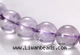 CNA11 10mm round A- grade natural amethyst beads Wholesale