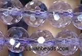 CNA1112 15.5 inches 8mm faceted round natural amethyst beads