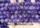 CNA1115 15.5 inches 10mm faceted round amethyst gemstone beads