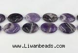 CNA1194 15.5 inches 25*35mm oval amethyst beads wholesale