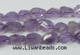 CNA200 15.5 inches 8*14mm faceted nugget natural amethyst beads