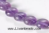 CNA24 10mm flat round A- grade natural amethyst beads Wholesale