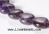 CNA26 14*14mm heart AB- grade natural amethyst beads Wholesale