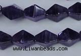 CNA295 15.5 inches 10*16mm pyramid natural amethyst beads