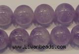 CNA303 15.5 inches 14mm round natural lavender amethyst beads