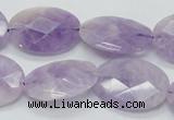 CNA332 15.5 inches 18*25mm faceted oval natural lavender amethyst beads