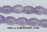 CNA412 15.5 inches 10*14mm rice natural lavender amethyst beads