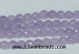 CNA421 15.5 inches 6mm faceted round natural lavender amethyst beads