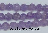 CNA432 15.5 inches 10*10mm skull shape natural lavender amethyst beads