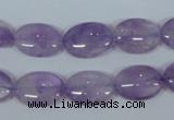 CNA446 15.5 inches 13*18mm oval natural lavender amethyst beads