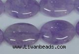 CNA450 15.5 inches 22*30mm oval natural lavender amethyst beads