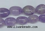 CNA465 15.5 inches 10*14mm nugget natural lavender amethyst beads