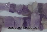 CNA469 15.5 inches 8*15mm chips natural lavender amethyst beads