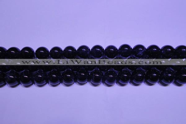 CNA561 15.5 inches 6mm round AA grade natural dark amethyst beads