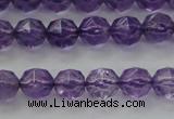 CNA68 15.5 inches 6mm faceted round natural amethyst beads