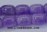 CNA716 15.5 inches 10*14mm drum lavender amethyst beads