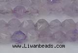 CNA761 15.5 inches 6mm faceted nuggets light lavender amethyst beads