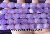 CNA785 15.5 inches 10*14mm drum lavender amethyst beads