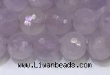 CNA789 15.5 inches 6mmm faceted round lavender amethyst beads