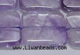 CNA848 15.5 inches 35mm square natural light amethyst beads