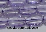 CNA851 15.5 inches 12*16mm rectangle natural light amethyst beads