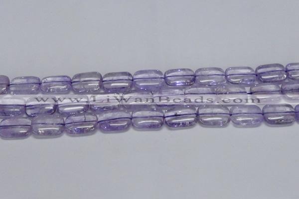 CNA852 15.5 inches 13*18mm rectangle natural light amethyst beads