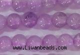 CNA950 15.5 inches 4mm round natural lavender amethyst beads