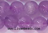 CNA954 15.5 inches 8mm round natural lavender amethyst beads