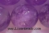 CNA960 15.5 inches 20mm round natural lavender amethyst beads