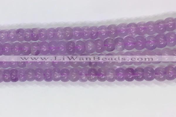 CNA968 15.5 inches 5*7mm faceted rondelle lavender amethyst beads