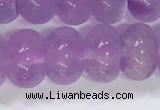 CNA970 15.5 inches 6*10mm faceted rondelle lavender amethyst beads