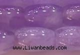 CNA975 15.5 inches 8*12mm drum natural lavender amethyst beads