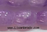 CNA976 15.5 inches 10*14mm drum natural lavender amethyst beads